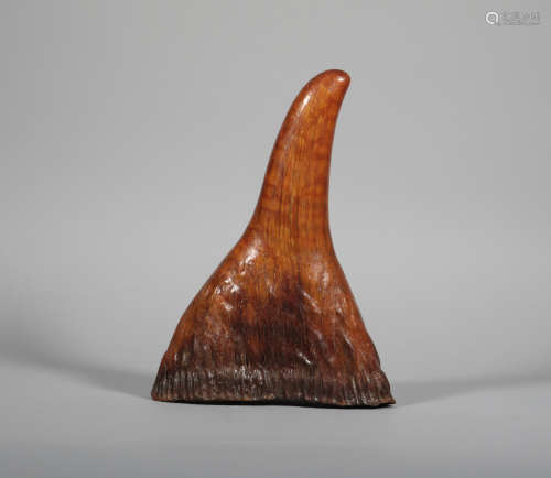 The original horn of rhinoceros horn in late Qing Dynasty