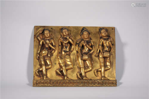 Hand-held Dharma Buddha Board in the Mid-16th Century