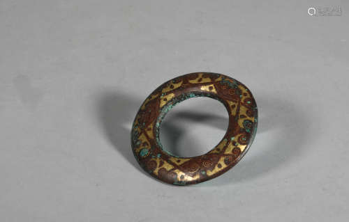 Gold and silver rings in the warring States period