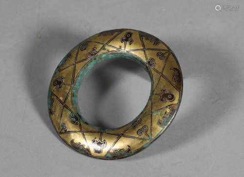 Gold and silver rings in the warring States period