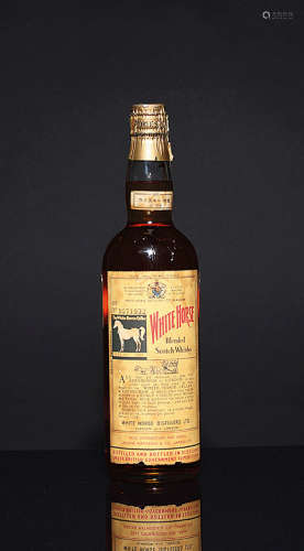 50-60年代 43度 白马 弹弓头 威士忌