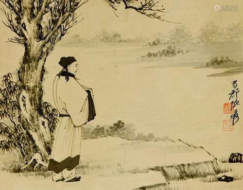 A Chinese Painting of Scholar, Zhangdaqian