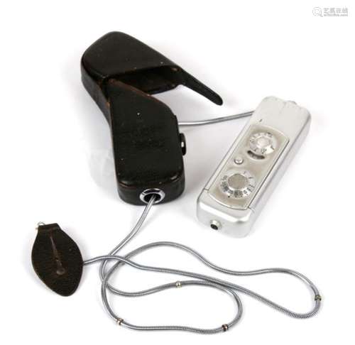 A mid 20th century Minox Wetzlar III subminiature camera, complete with original case and safety