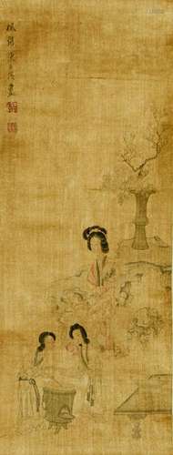 A Chinese Painting of Figures, Chenhongshou