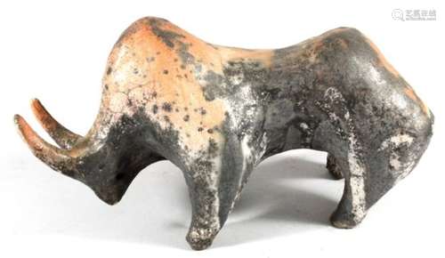 A Persian Amlash style pottery bull