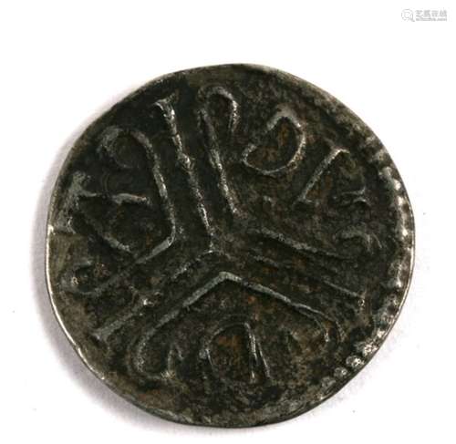 An Anglo Saxon silver penny.