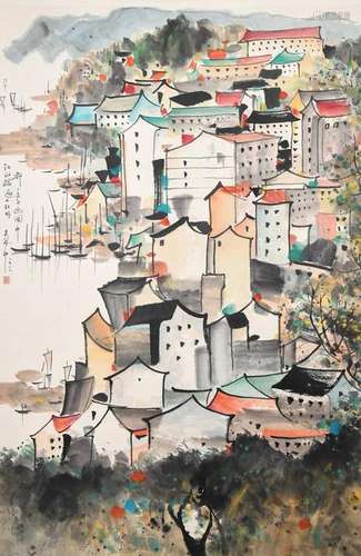 A Chinese Painting of Houses, Wuguanzhong