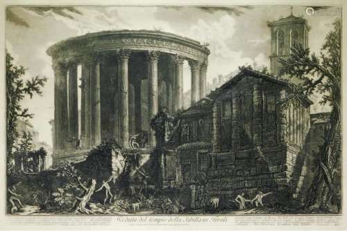 Giovanni Piranesi Temple of Sybil Etching