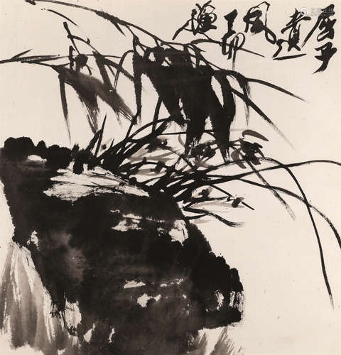 张立辰（b.1939） 君子遗风 镜心 水墨纸本