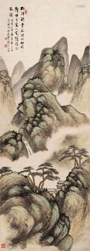 林纾（1852～1924） 山水 立轴 设色纸本