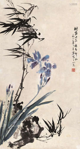 于希宁（1913～2007） 兰竹 镜心 设色纸本