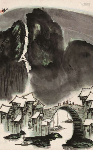 贾又福（b.1942） 山水 镜心 设色纸本