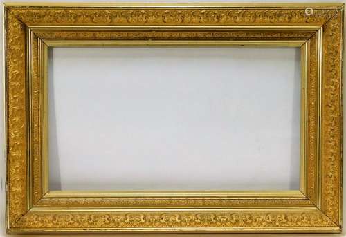 Carved Acanthus Leaf Gilt Wood Picture Frame