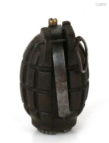 A WW2 inert No.36 M Mk.I Mills hand grenade