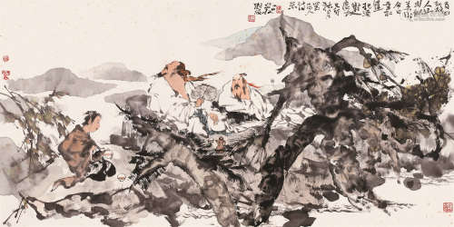 梁占岩（b.1956） 1999年作 青山如故人 镜片