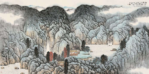 宋玉麟（b.1947） 溪山胜景图 镜片