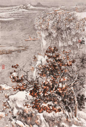 谢冰毅（b.1955） 雪景 软片