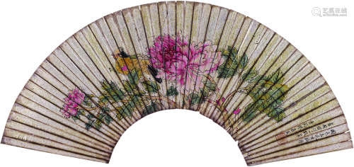 缪嘉惠（1831～1908） 花鸟 镜框