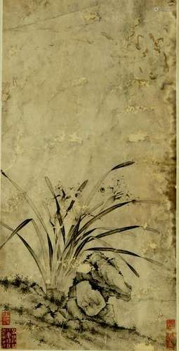 A Chinese Painting of Orchid, Anonymous