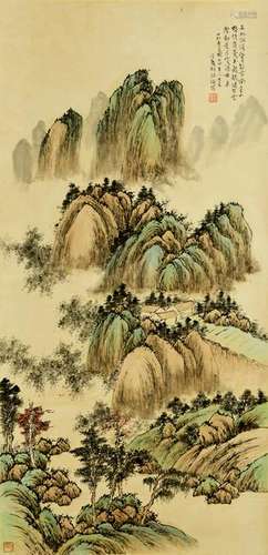 A Chinese Painting of Landscape, Hupeiheng