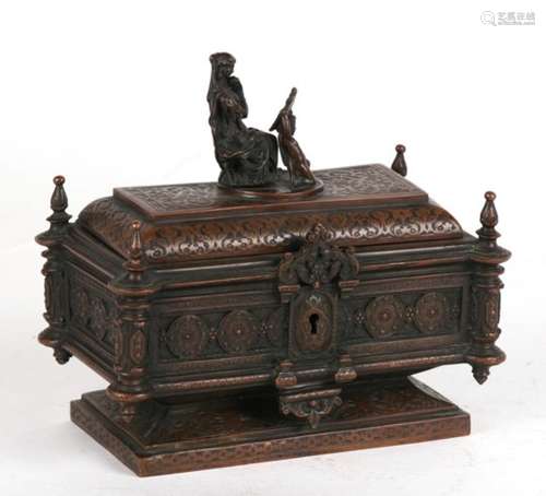 An Elkington & Co. casket, c.1854 copy of the original made by French silversmith Alexandre