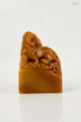 A Carved Tianhuang Beasts Seal