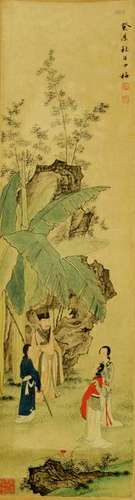 A Chinese Painting of Figures, Chenshaomei