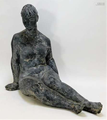 Modernist Female Nude Pottery Sculpture 29