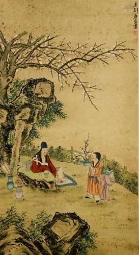 A Chinese Painting of Figures, Tangyin