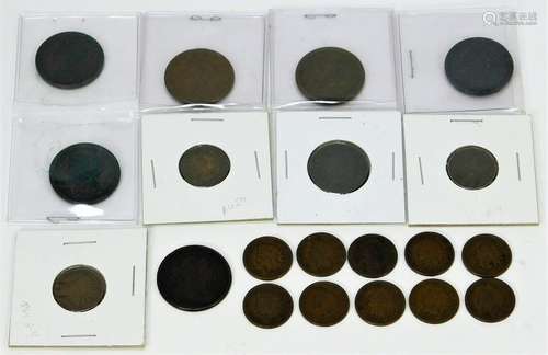 20PC United States Large Cent Penny Coin Group