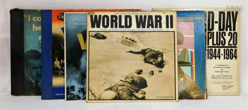 Collection of WWII and Post War Record Albums