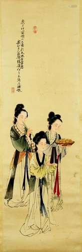 A Chinese Painting of Ladies, Xucao