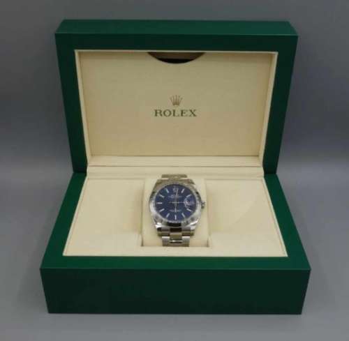 ARMBANDUHR - ROLEX OYSTER PERPETUAL DATEJUST / wristwatch, Rolex Watch Company / Schweiz, erworben