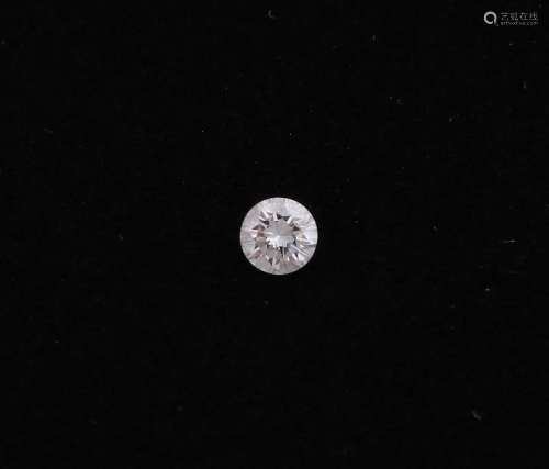 The brilliant-cut diamond, 0,20 ct. F / VSI