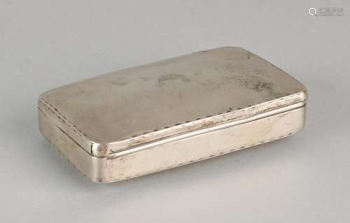 Silver tobacco box, 800/000, rectangular sphere model