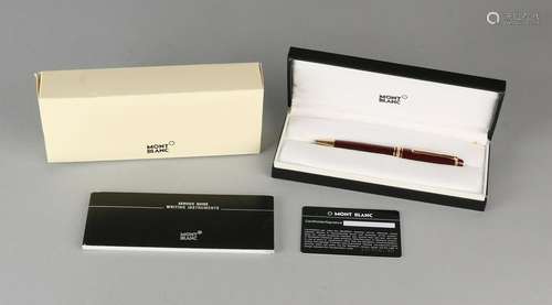 Montblanc pen cartridge, Chopin model in red with