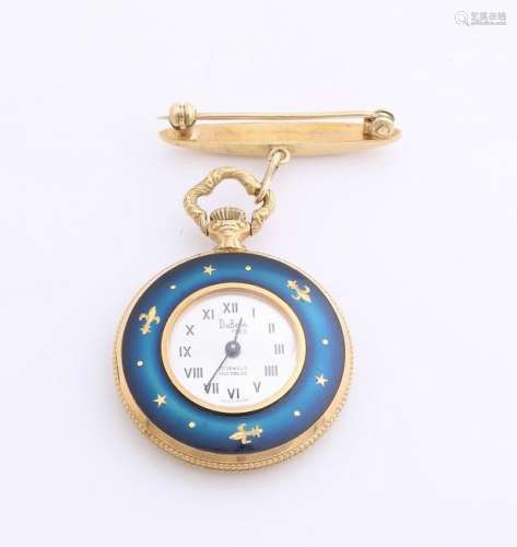 Double hanging watch, brand Dubois in 1785, beautifully