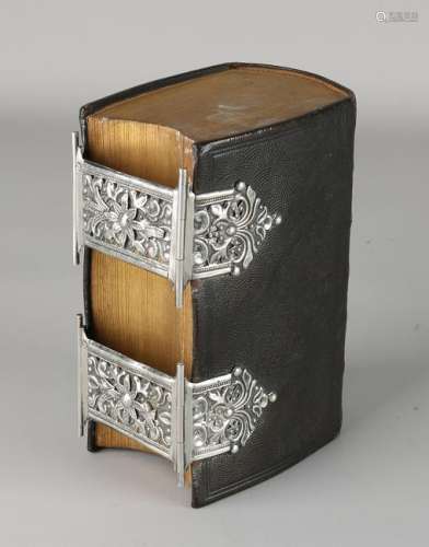 Bible with double silver locks, 833/000. Bible,