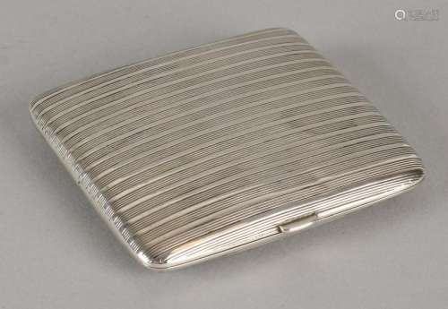 Silver cigarette box, 800/000 rectangular model