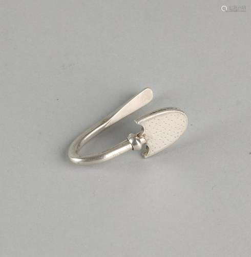 Special antique 835/000 silver paper clip which is