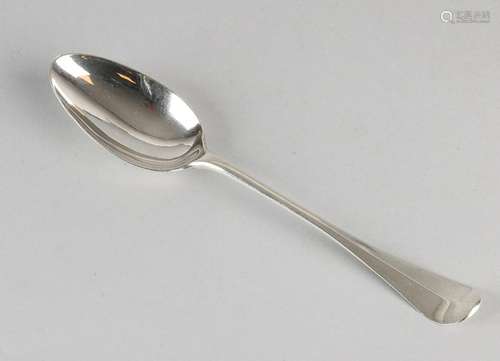 Antique 925/000 silver spoon. Like New. Steel round