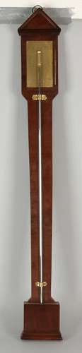 Early 19th century English mahogany mercury stick