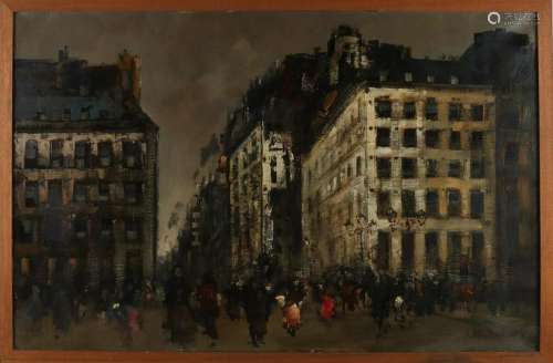 Jan Rijlaarsdam. 1911 - 2007. Stadsgezicht Paris with