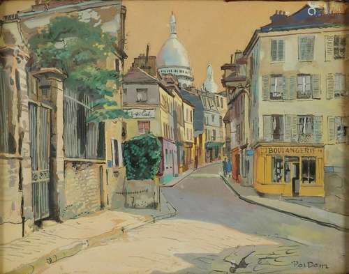 Paul Cathedral. 1885 - 1978. View of Paris Mont Martre.