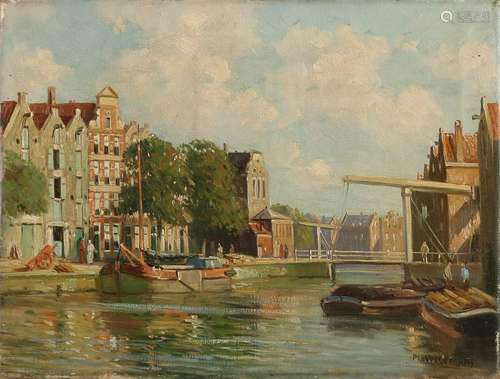 P.J.A. Wagemans. 1879 - 1955. Amsterdam's canal face.