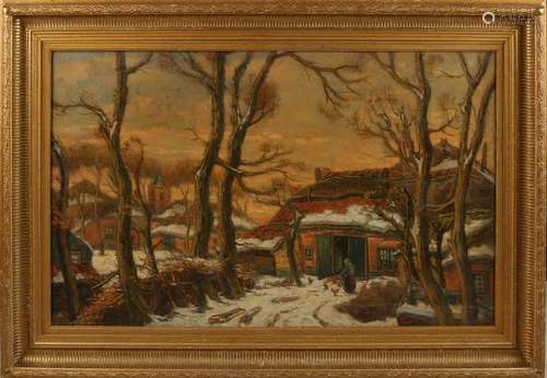 Attributed to William Book Stable. 1887 - 1957 Winter