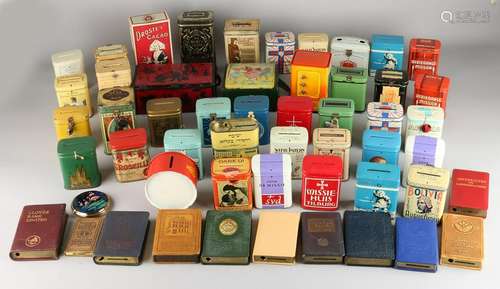 Large lot with tin advertising. Mainly collection