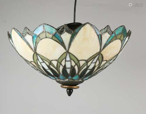 Decorative Tiffany-style ceiling lamp. Second half 20th