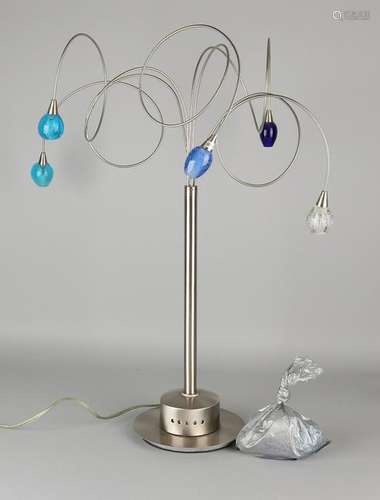 Modern aluminum designer lamp with interchangeable