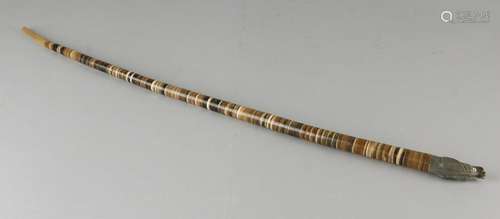 Antique Oriental whip. Approximately 1930. Made of horn